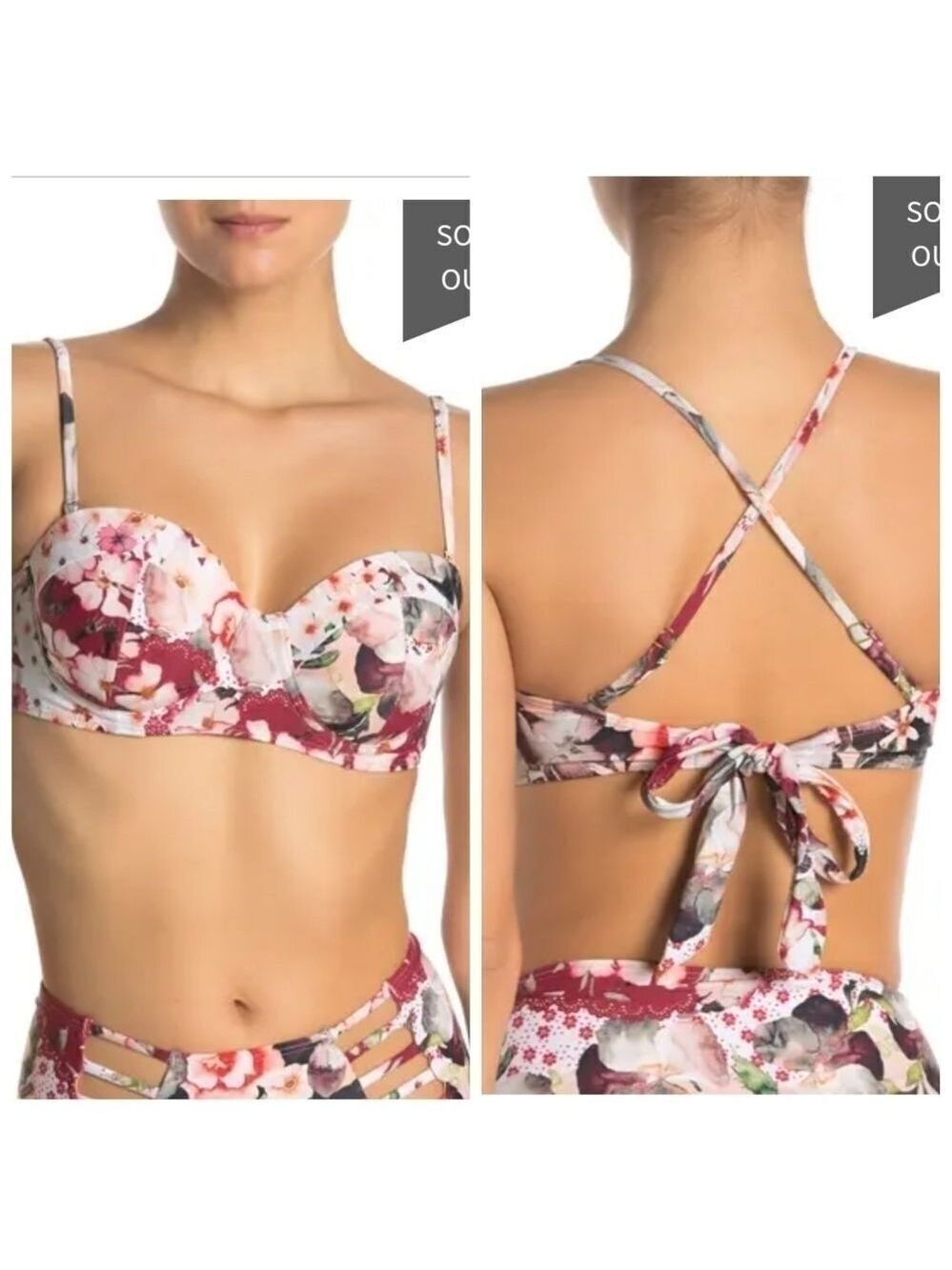 Rachel Rachel Roy Bustier Bikini Top